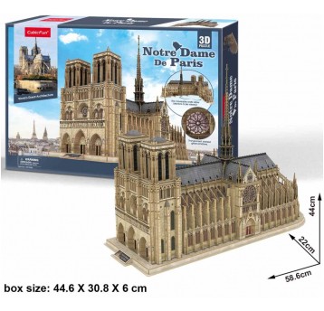 CUBIC FUN PUZZLE 3D KATEDRA NOTRE DAME
