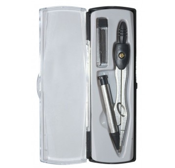 CYRKIEL 2 ELEMENTY W ETUI TITANUM