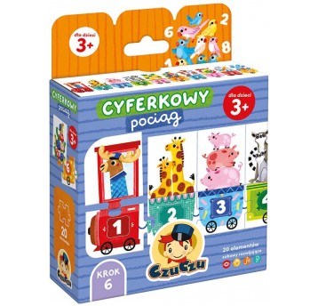 CZUCZU CYFERKOWY POCIĄG 3+