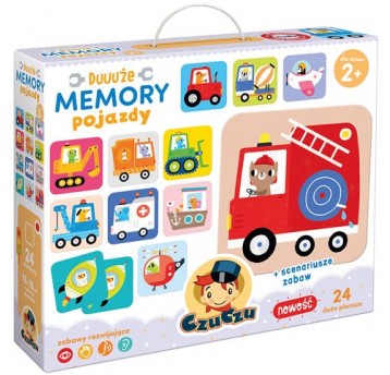 CZUCZU DUŻE MEMORY POJAZDY 2+