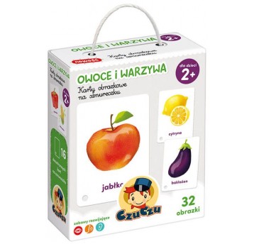 CZUCZU KARTY OBRAZKOWE OWOCE I WARZYWA
