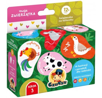 CZUCZU KSIĄŻECZKA MOJE ZWIERZĄTKA 12M+