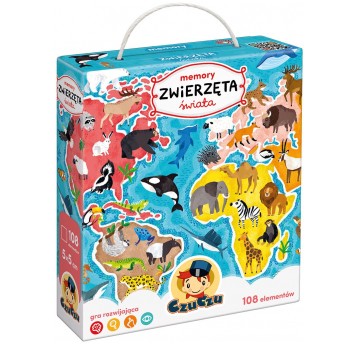 CZUCZU MEMORY ZWIERZĘTA ŚWIATA
