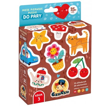 CZUCZU MOJE PIERWSZE PUZZLE DO PARY 15m+