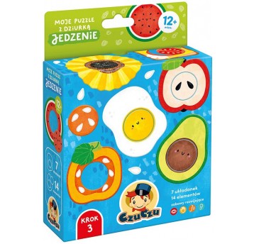 CZUCZU MOJE PUZZLE Z DZIURKĄ JEDZENIE 12+