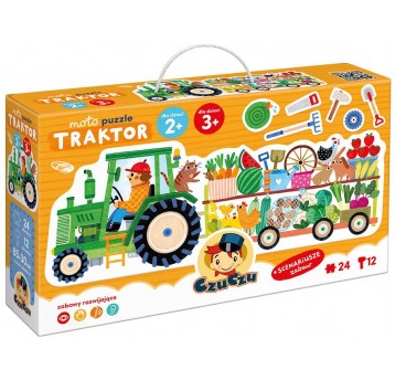 CZUCZU MOTO PUZZLE TRAKTOR 2+