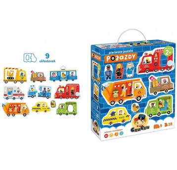 CZUCZU PIERWSZE PUZZLE POJAZDY 2+