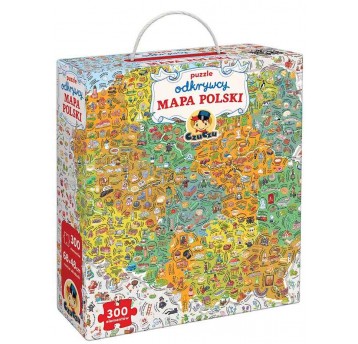 CZUCZU PUZZLE 300 EL MAPA POLSKI