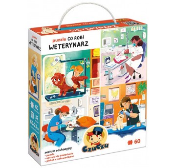 CZUCZU PUZZLE CO ROBI WETERYNARZ 60 el