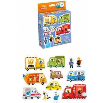 CZUCZU PUZZLE DO PARY AUTA 18+