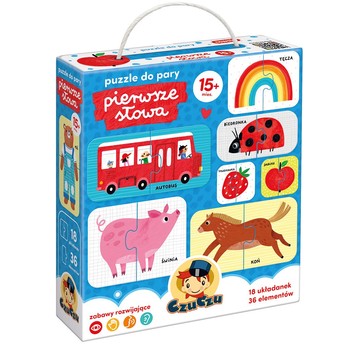 CZUCZU PUZZLE DO PARY PIERWSZE SŁOWA 15M+