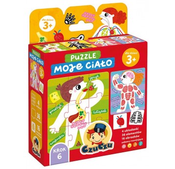 CZUCZU PUZZLE MOJE CIAŁO 3+