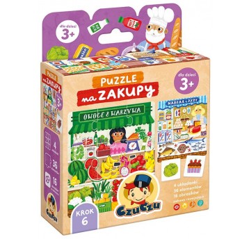 CZUCZU PUZZLE NA ZAKUPY 3+