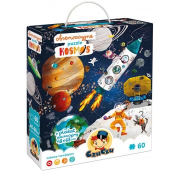 CZUCZU PUZZLE OBSERWACYJNE KOSMOS 60 el