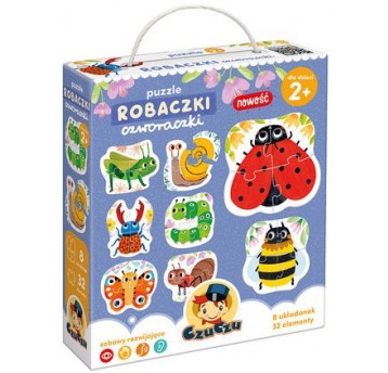 CZUCZU PUZZLE ROBACZKI CZWORACZKI 2+