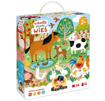 CZUCZU WESOŁE PUZZLE 24 EL WIEŚ