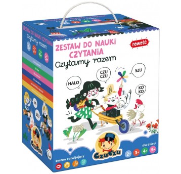 CZUCZU ZESTAW DO NAUKI CZYTANIA 2+ 3+ 4+ 5+