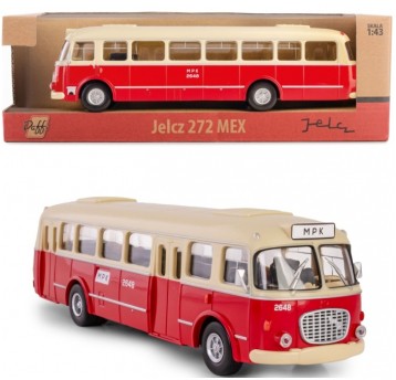 DAFFI - JELCZ 272 MEX AUTOBUS CZERW. MODELE 1:43