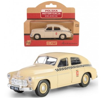 DAFFI - WARSZAWA M-20 TAXI PIASKOWA MODELE 1:43