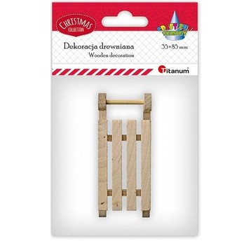 DEKORACJE SANIE DREWNIANE