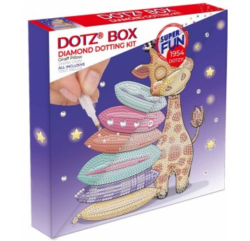 DIAMOND DOTZ GIRAFF PILLOW BOX