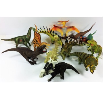 DINOZAURY 20CM 12 RODZ.