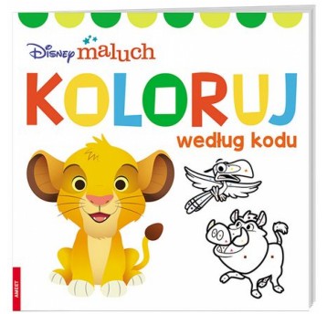 DISNEY MALUCH KOLORUJ WEDŁUG KODU