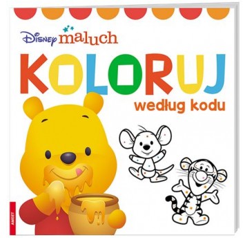 DISNEY MALUCH KOLORUJ WEDŁUG KOLORU