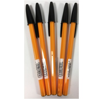 DŁUGOPIS CRISTAL FINE ORANGE CZARNY BIC