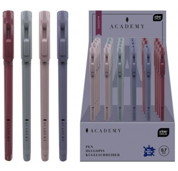 DŁUGOPIS NIEBIESKI GRIP SMOOTH ACADEMY INTERDRUK