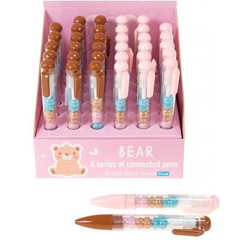 DŁUGOPIS PRZEZROCZYSTY Z MISIAMI