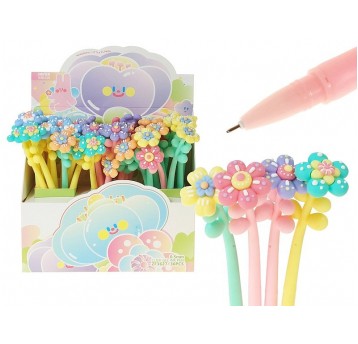 DŁUGOPIS SILIKONOWY KWIATEK