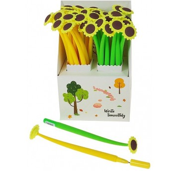 DŁUGOPIS SILIKONOWY SŁONECZNIK