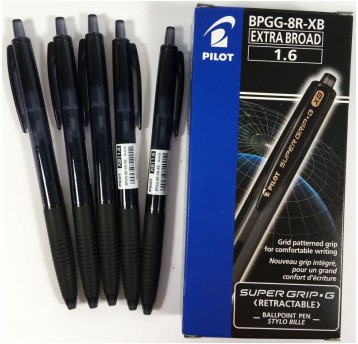 DŁUGOPIS SUPERGRIP GXB 1.6 AUTOMAT CZARNY PILOT