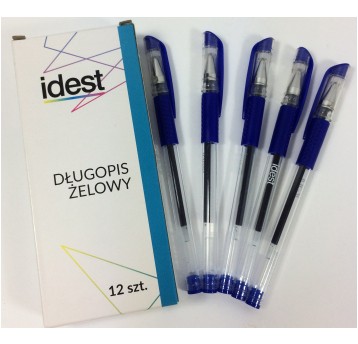 DŁUGOPIS ŻELOWY IDEST NIEBIESKI
