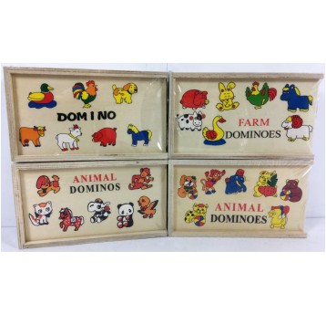 DOMINO DREWNIANE OBRAZKOWE