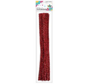 DRUCIKI BROKATOWE 30CM CZERWONE