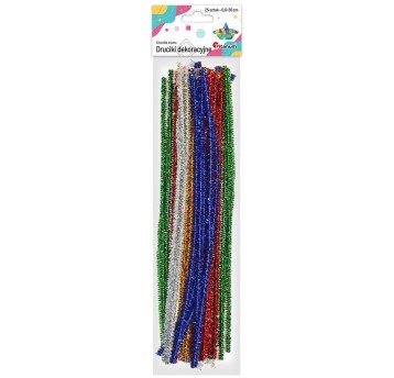 DRUCIKI BROKATOWE 30CM MIX