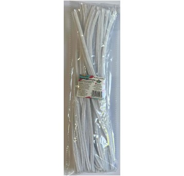 DRUCIKI KREATYWNE 30 CM BIAŁE 50 SZT.