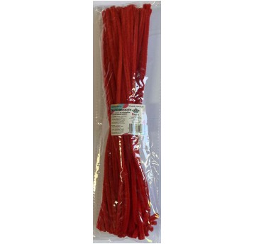 DRUCIKI KREATYWNE 30 CM CZERWONE 50 SZT.