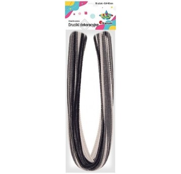 DRUCIKI KREATYWNE 50CM CZARNE, SZARE