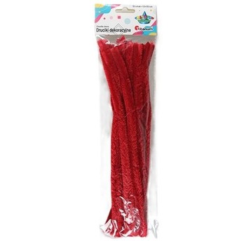 DRUCIKI KREATYWNE PUSZYSTE 30CM CZERWONE