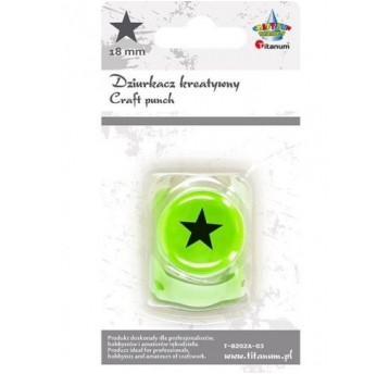 DZIURKACZ KREATYWNY 18MM GWIAZDA