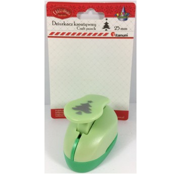 DZIURKACZ KREATYWNY 25MM CHOINKA