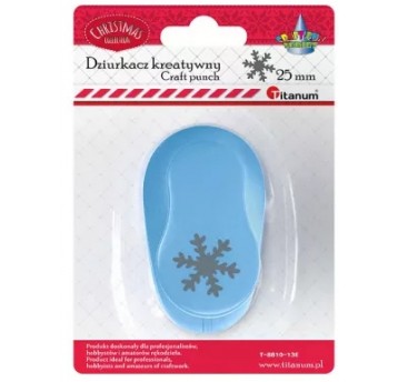 DZIURKACZ KREATYWNY 25MM PŁATEK ŚNIEGU