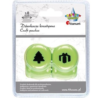 DZIURKACZE KREATYWNE CHOINKA + PREZENT 18 MM