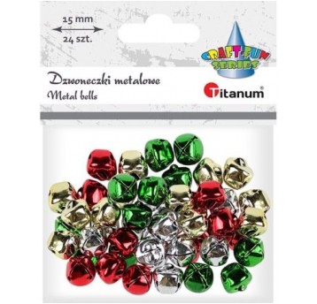 DZWONECZKI DEKORACYJNE 4 KOL. 24SZT