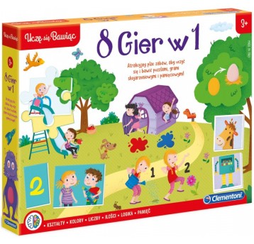 EDUKACYJNY ZESTAW 8W1 - CLEMENTONI