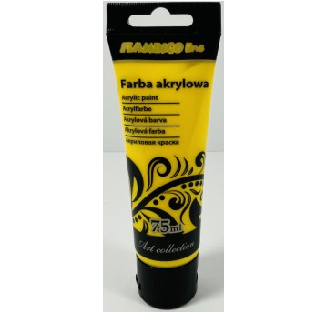 FARBA AKRYLOWA 75ML 004 ŻÓŁTA FLAMINGO