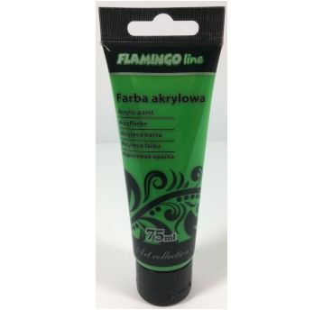 FARBA AKRYLOWA 75ML 046 JASNOZIELONA FLAMINGO